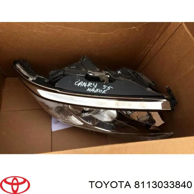 8113033840 Toyota faro derecho