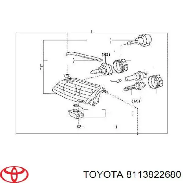 8113822680 Toyota