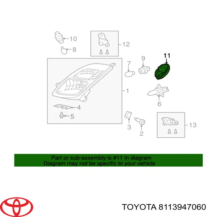  Toyota 8113947060 precio, desde 29,96 EUR