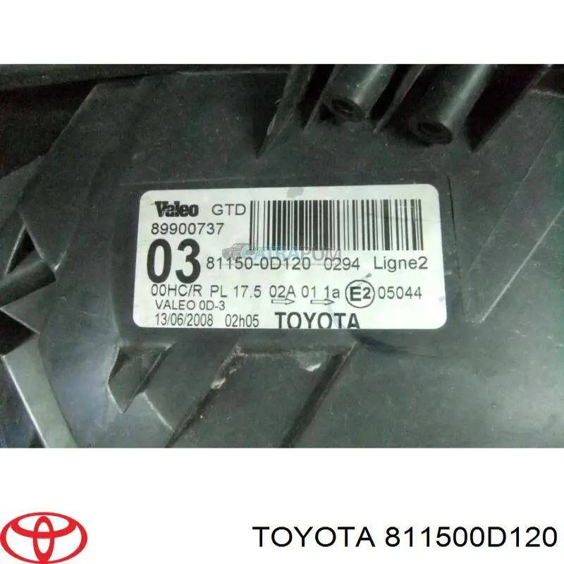 811500D120 Toyota