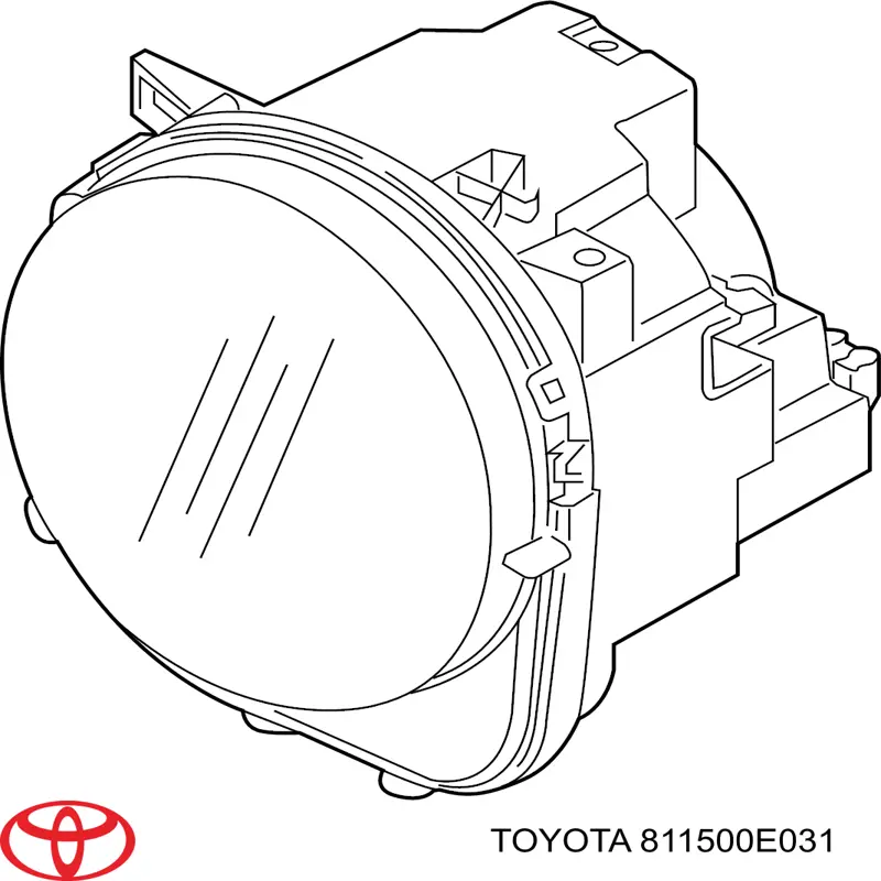 811500E031 Toyota faro izquierdo