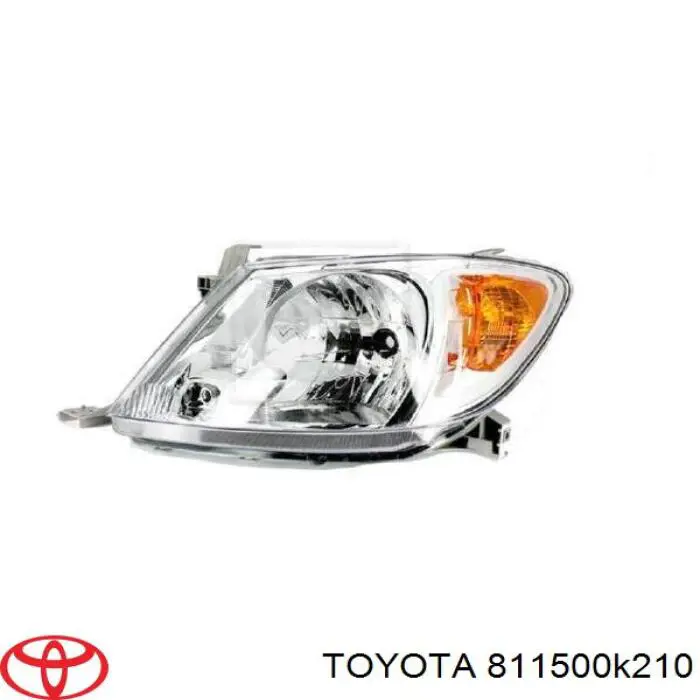 811500K190 Toyota luz de gálibo delantera izquierda