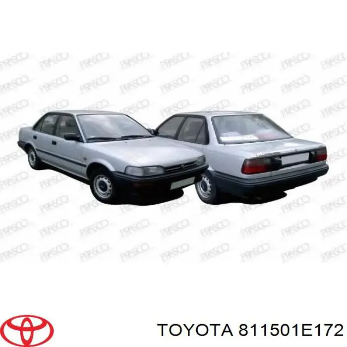 811501E170 Toyota faro izquierdo