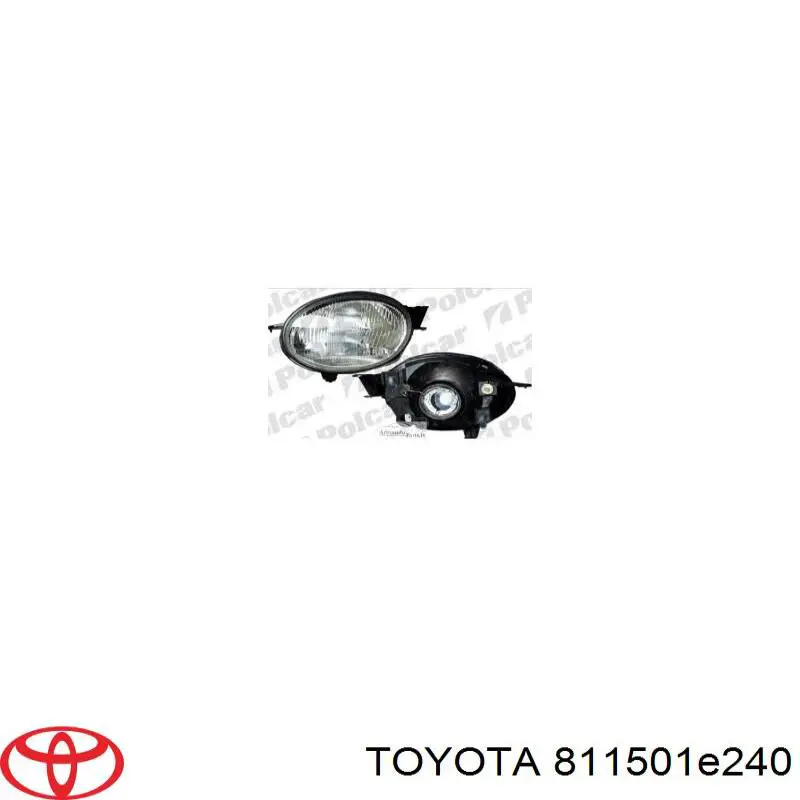 Faro izquierdo TOYOTA 811501E240