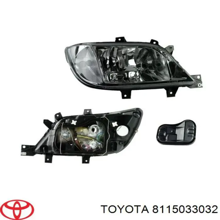 Faro izquierdo para Toyota Camry (V10)