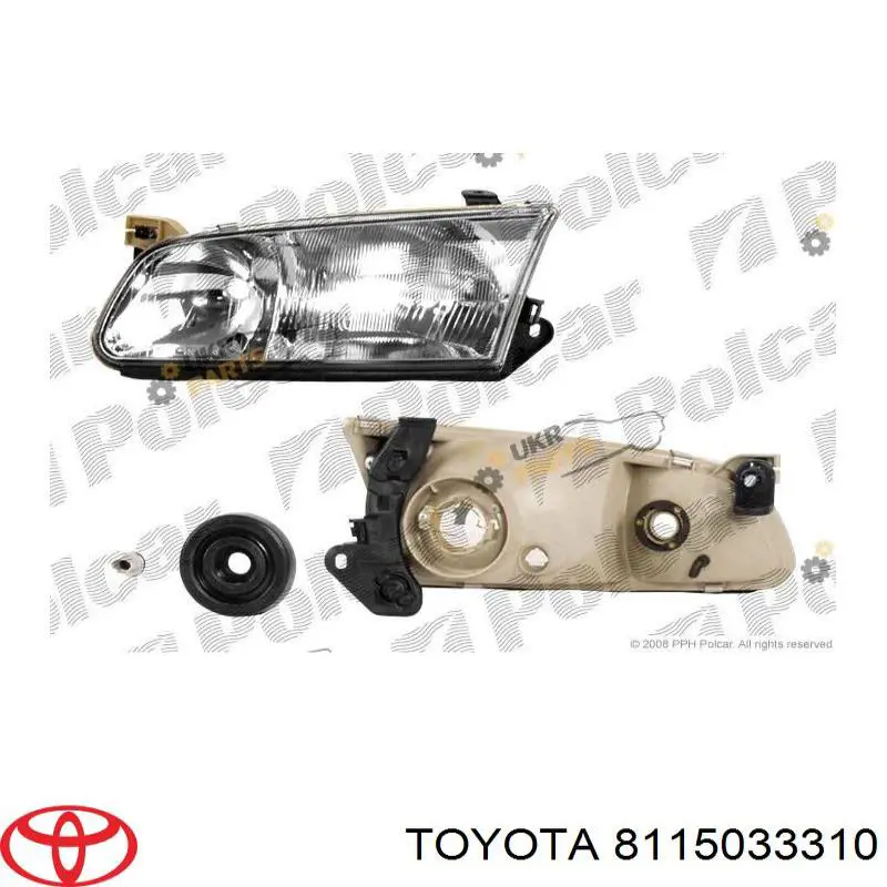 Faro Toyota 8115033310 precio, desde 344,65 EUR