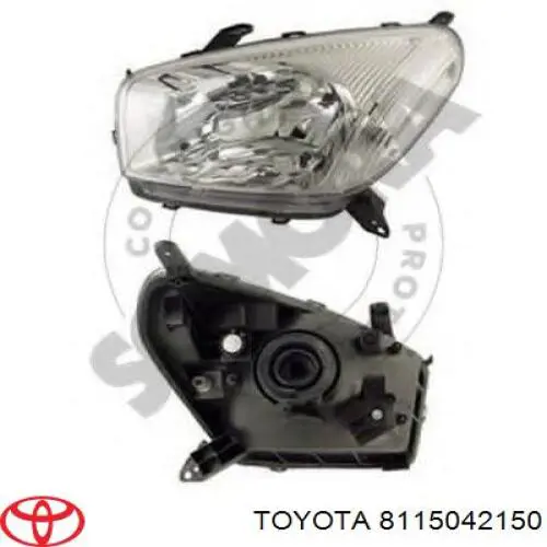 8115042150 Toyota luz de gálibo delantera izquierda