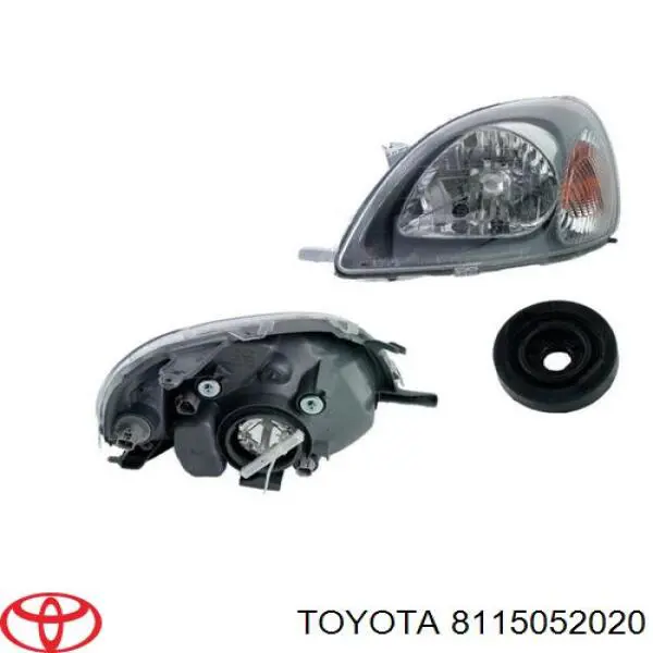 Luz de gálibo delantera izquierda para Toyota Yaris (P10)