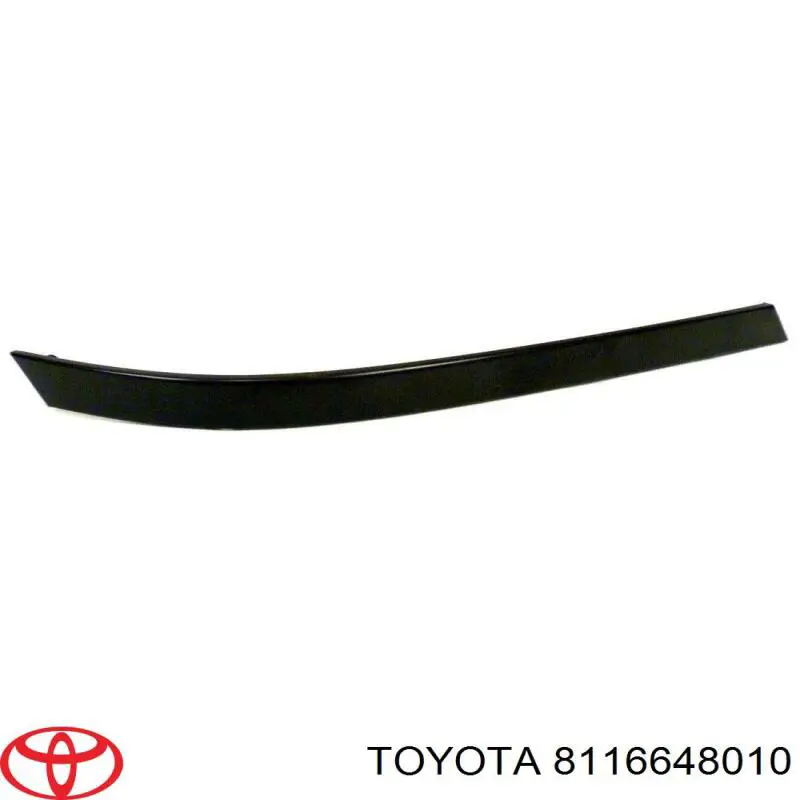 8116648010 Toyota listón del faro izquierdo