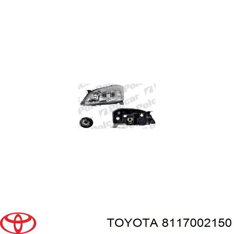Faro Toyota 8117002150 precio, desde 120,52 EUR