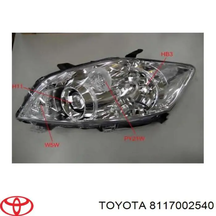Faro Toyota 8117002540 precio, desde 169,95 EUR