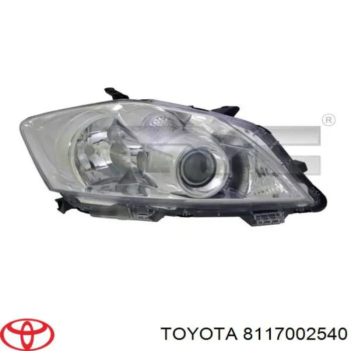 Comprar 8117002540 Toyota Faro delantero izquierdo