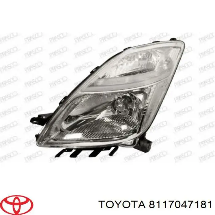 Comprar 8117047181 Toyota Faro delantero izquierdo