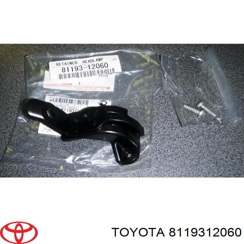 8119312060 Toyota soporte, faro principal delantero derecho
