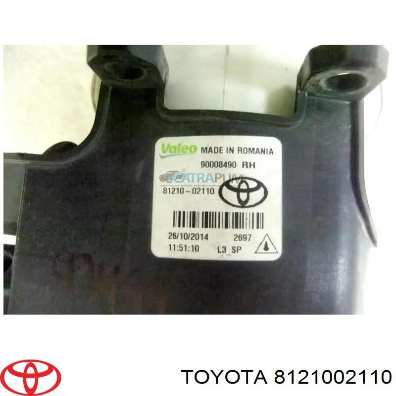 Comprar 81481F4140 Toyota Faro antiniebla derecho