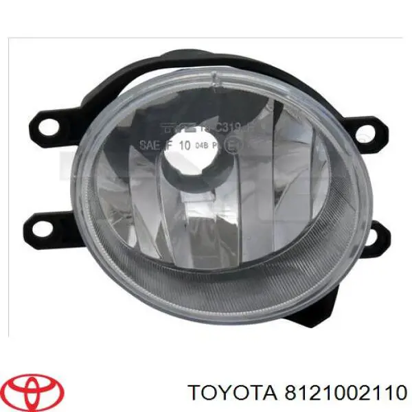 Luz antiniebla derecha para Toyota RAV4 (A5)