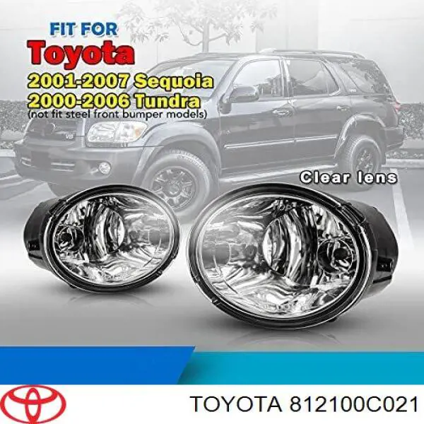 Luz antiniebla derecha para Toyota Sequoia 