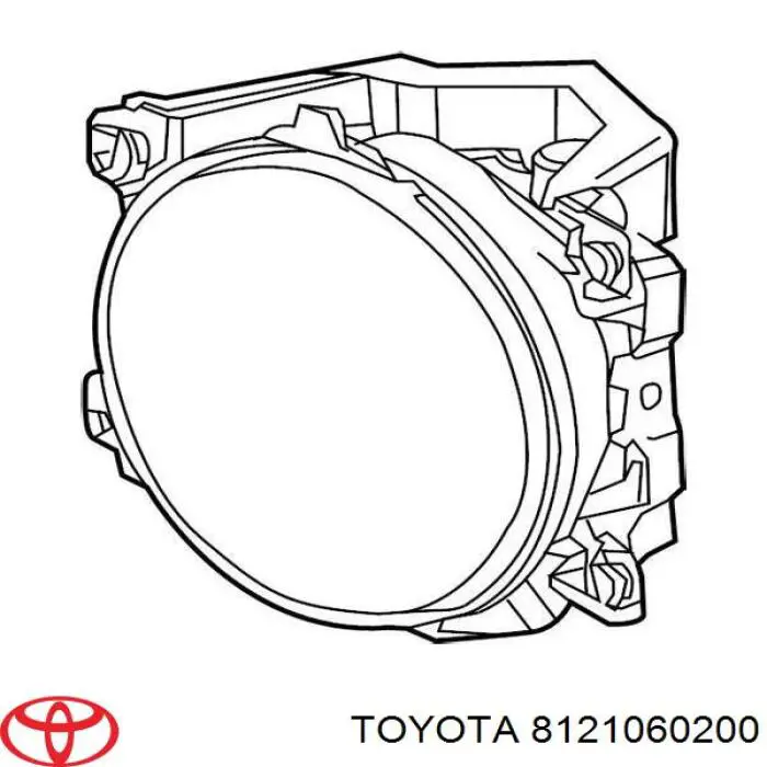 Faro antiniebla derecho Toyota 8121060200 precio, desde 53,61 EUR