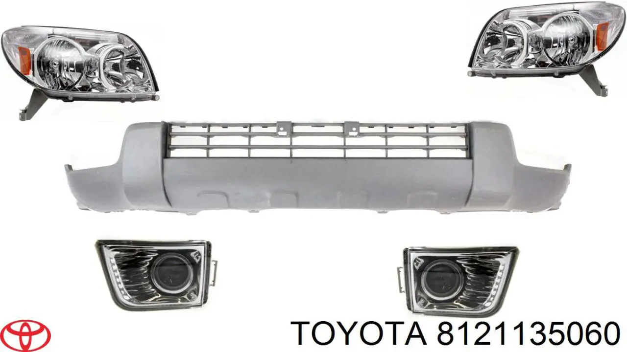 Luz antiniebla derecha para Toyota 4Runner (GRN21, UZN21)