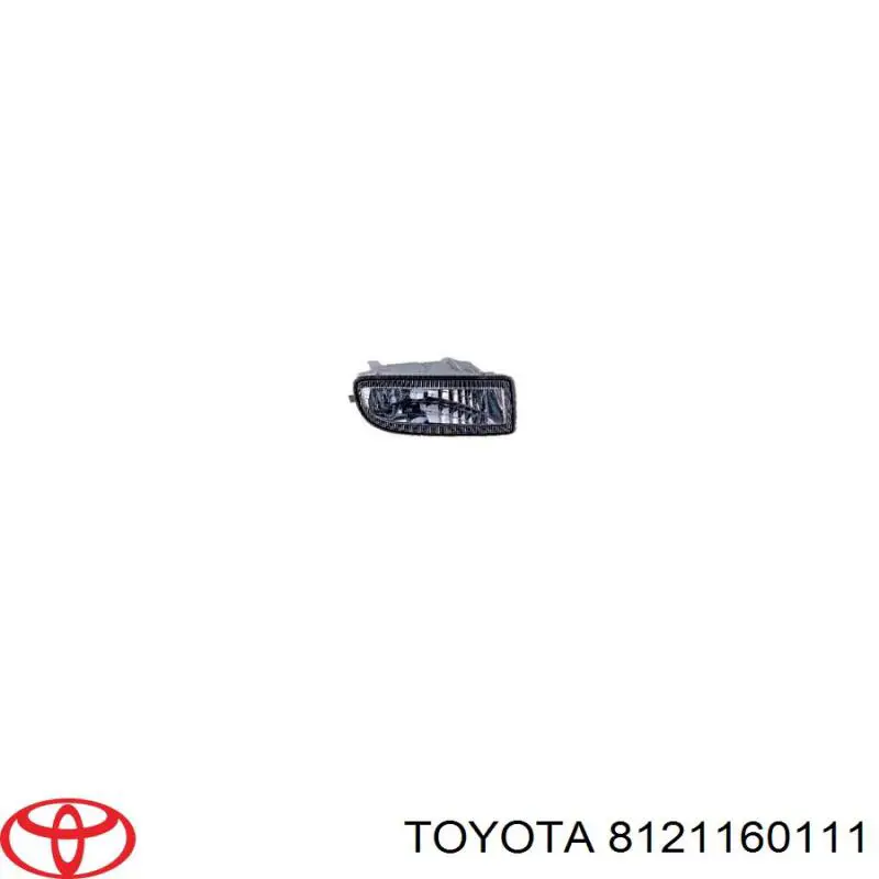 8121160111 Toyota faro antiniebla derecho