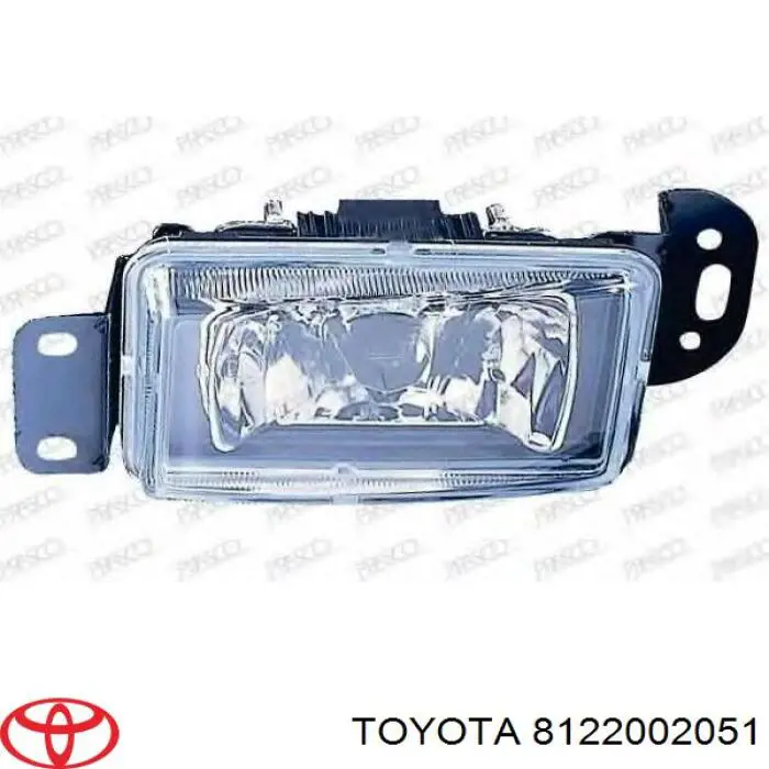 8122002051 Toyota faro antiniebla izquierdo