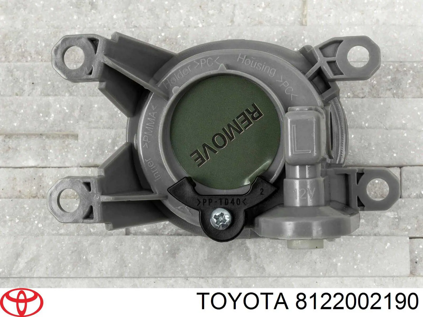 Luz antiniebla izquierda para Toyota C-HR (X10)