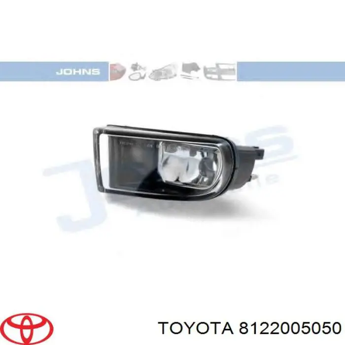8122005050 Toyota luz antiniebla izquierdo
