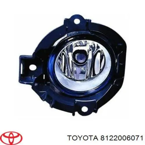 8122006071 Toyota luz antiniebla izquierdo