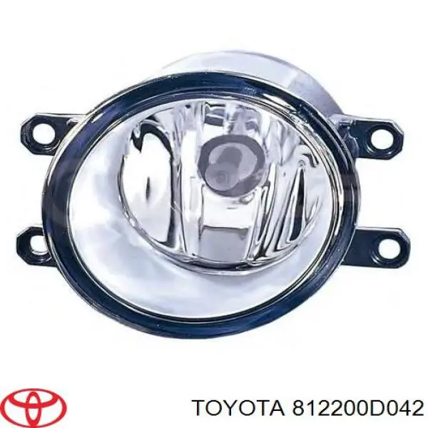 812200D042 Toyota luz antiniebla izquierdo