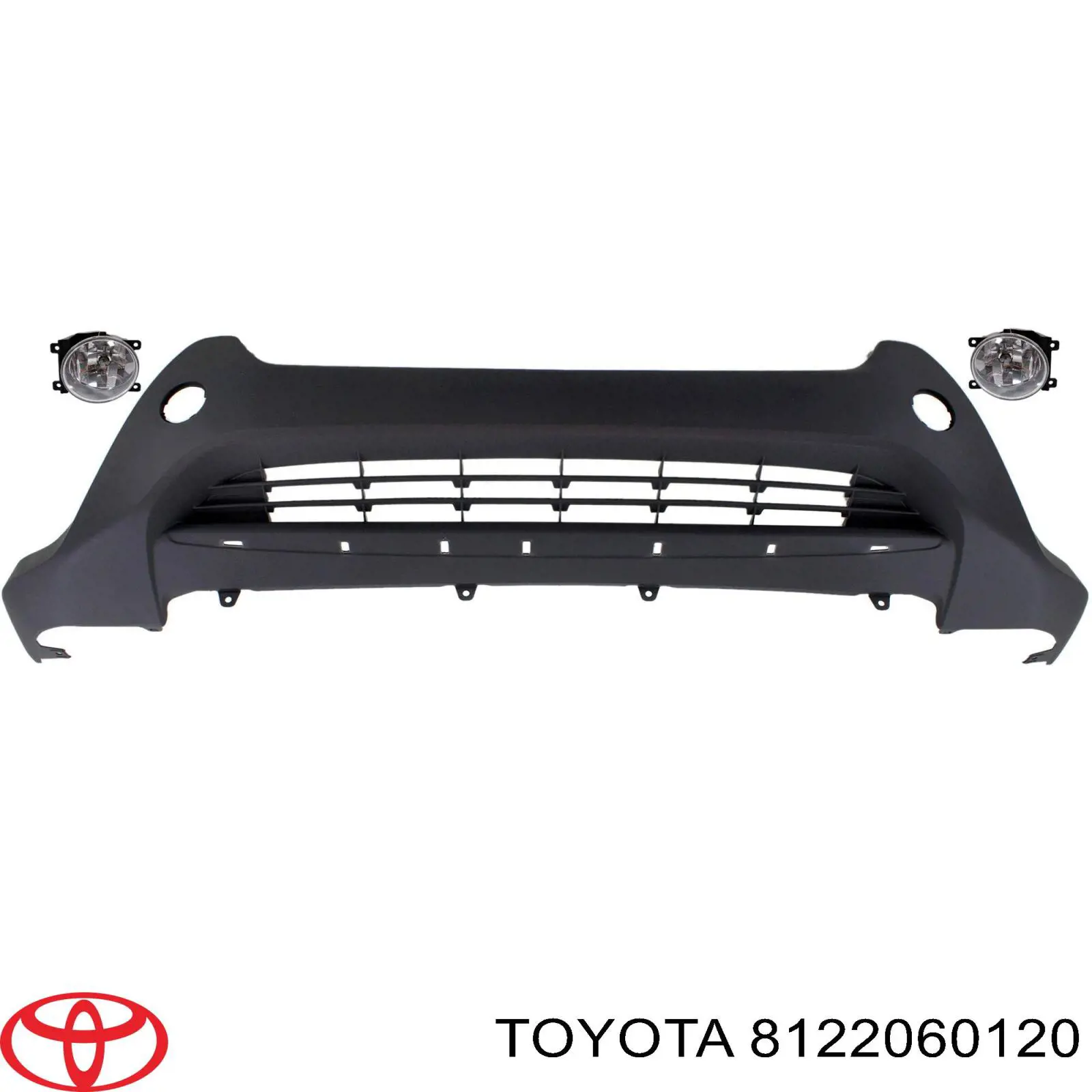 Luz antiniebla izquierda para Toyota RAV4 (A4)