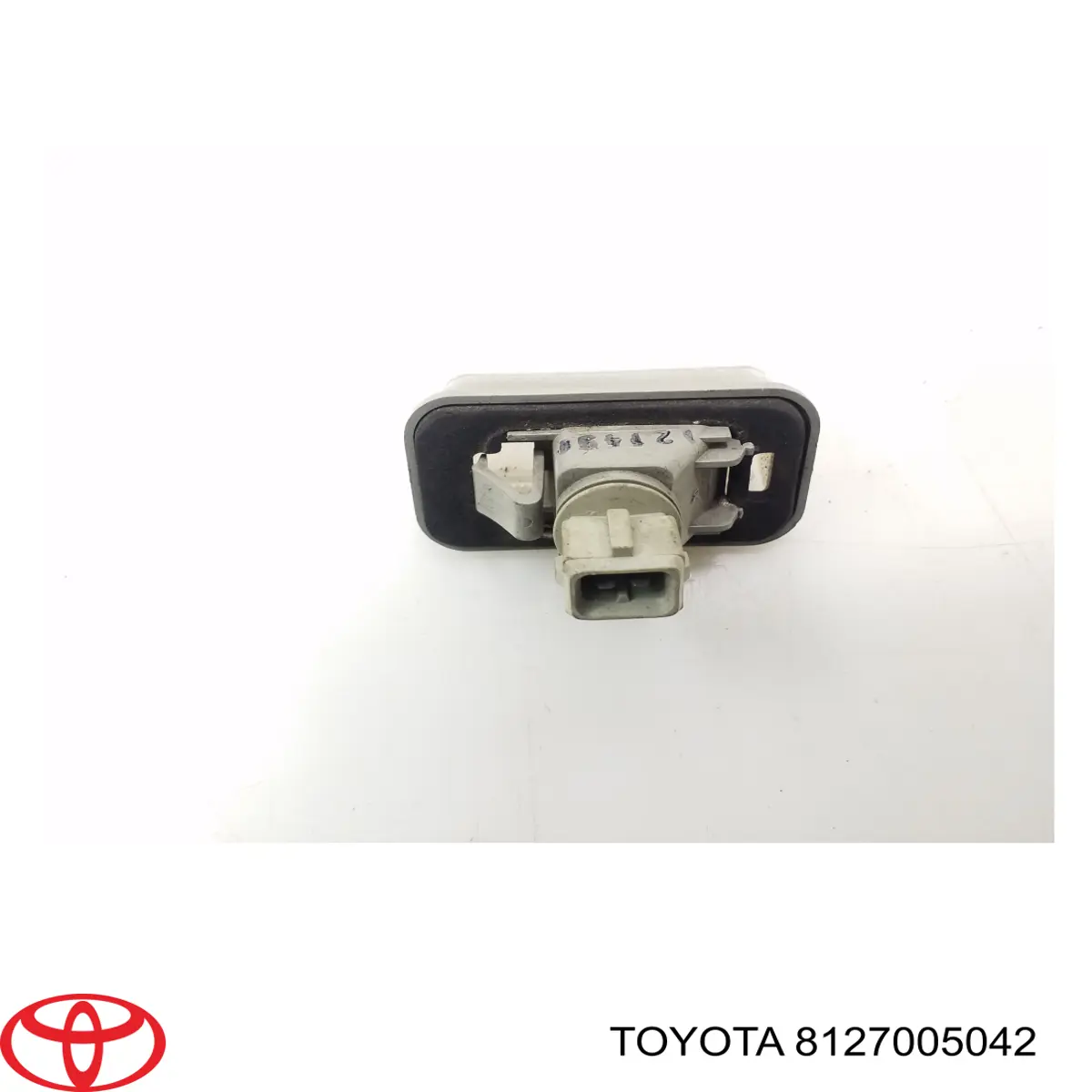 8127005042 Toyota piloto de matrícula