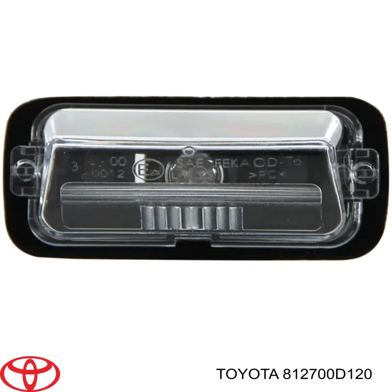 Luz de matrícula para Toyota Yaris (P13)