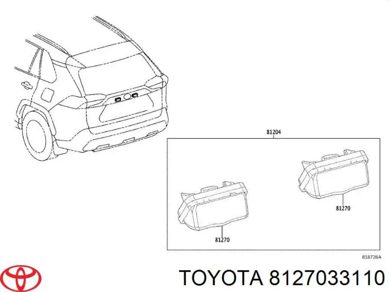 8127033110 Toyota