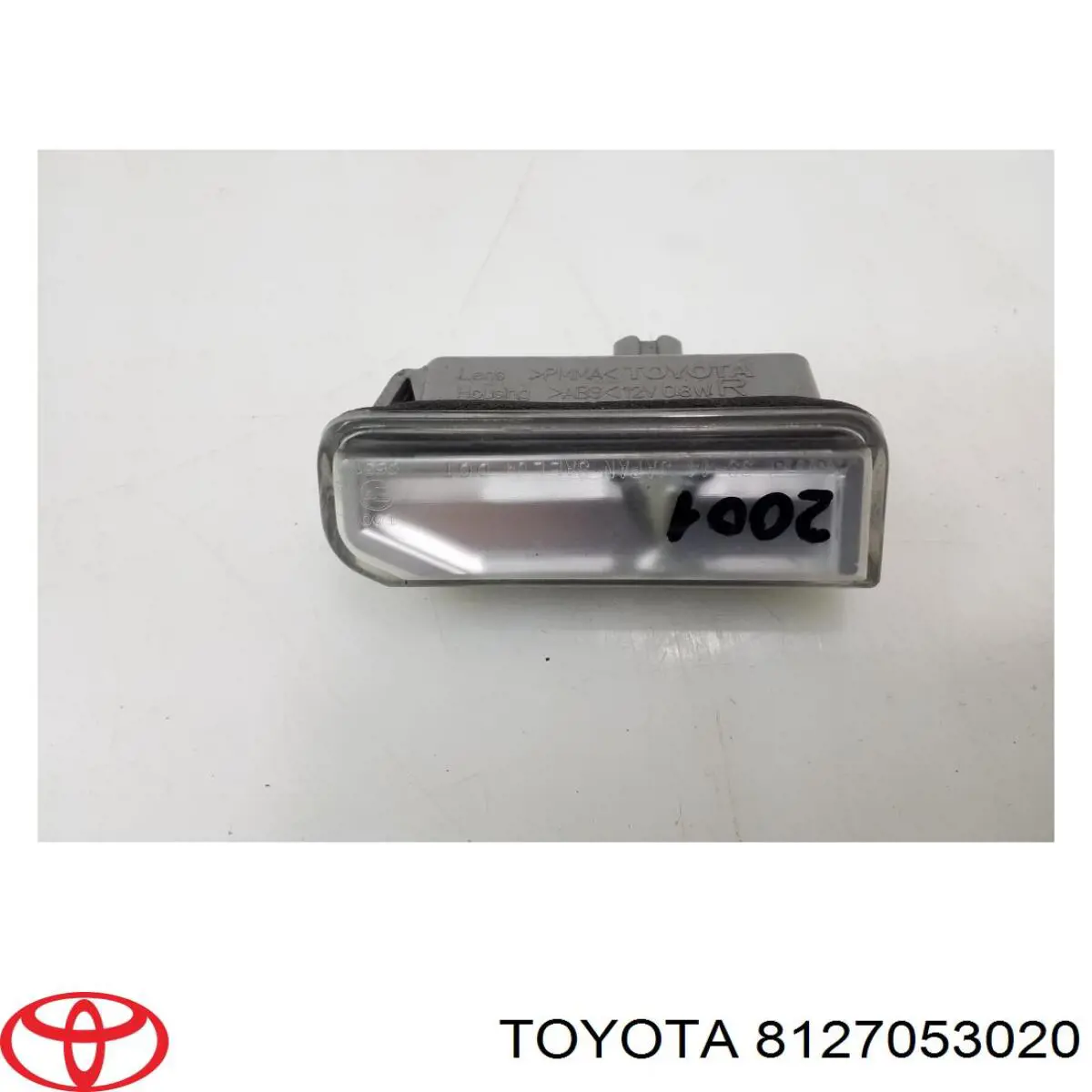 8127053020 Toyota Luz de matricula