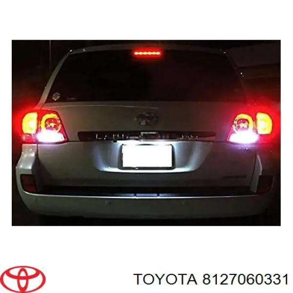 Luz de matrícula para Toyota Land Cruiser (J12)