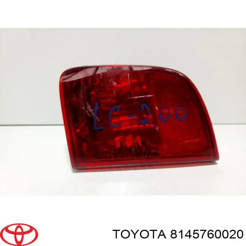 8145760020 Toyota faro antiniebla trasero derecho