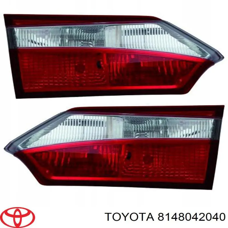 8148042040 Toyota faro antiniebla trasero derecho