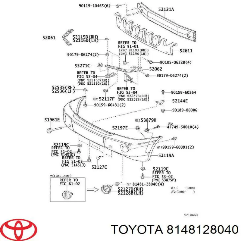 8148128040 Toyota