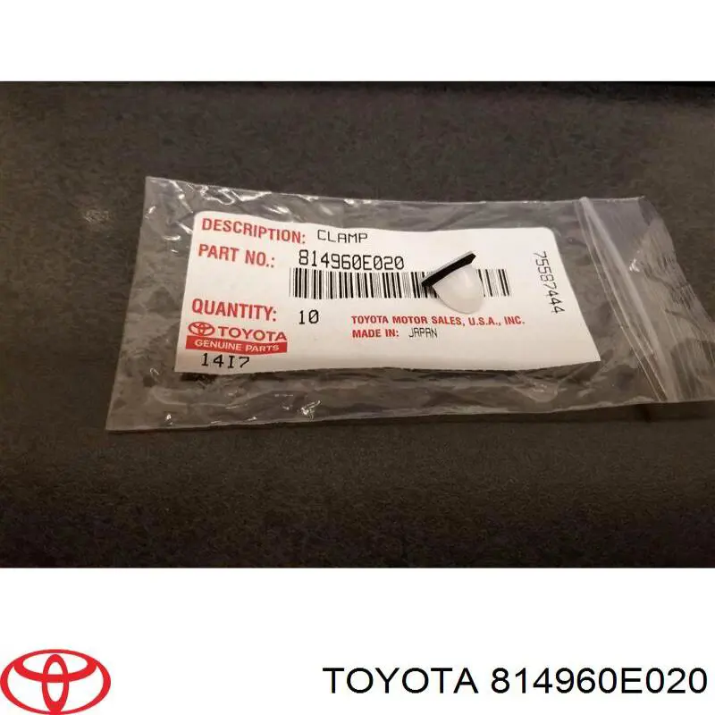 Comprar 814960E020 Toyota Clip de sujeción de luz trasera