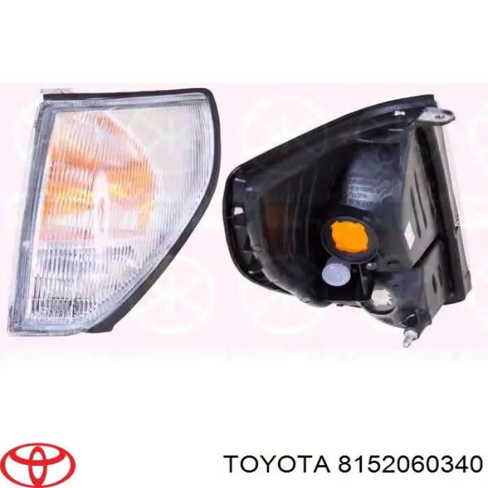 8152160340 Toyota piloto intermitente izquierdo