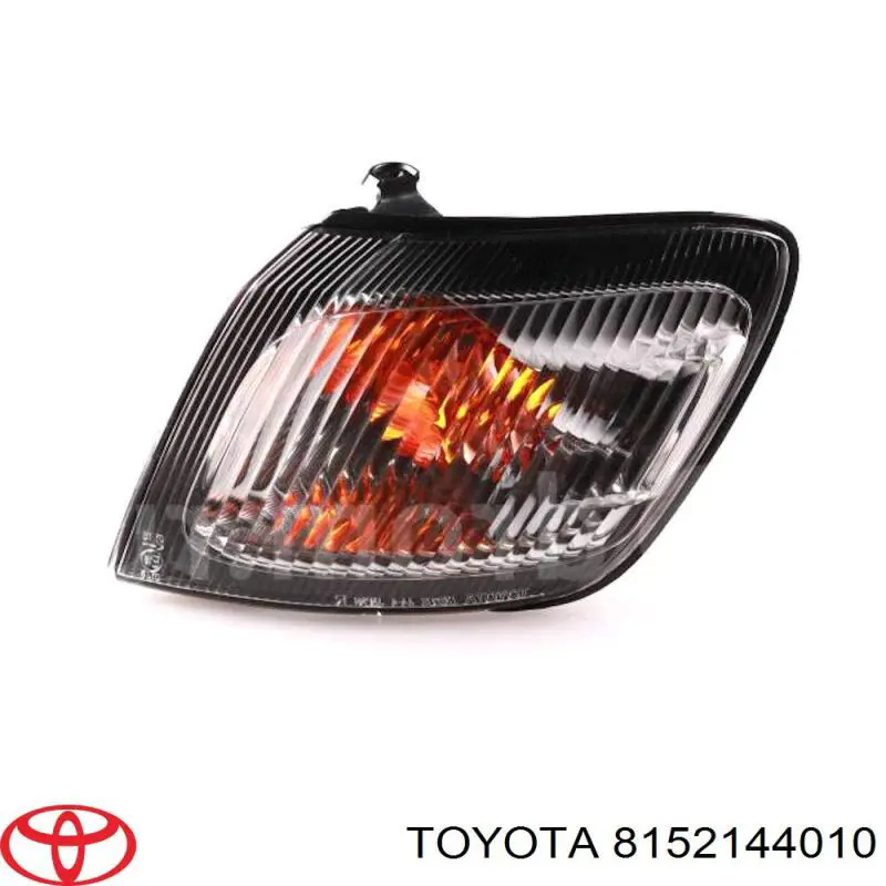 8152144010 Toyota cristal de luz de intermitente izquierdo