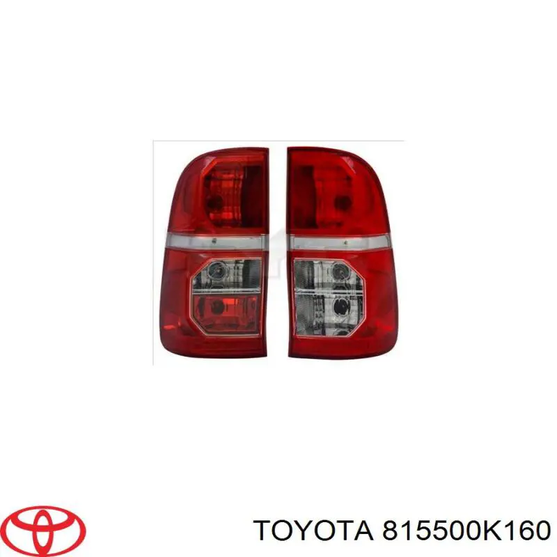 Comprar 815500K140 Toyota Piloto trasero derecho
