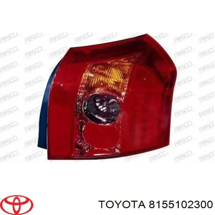 8155102300 Toyota piloto posterior derecho