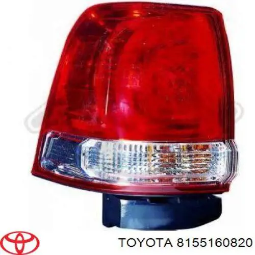 Piloto trasero exterior derecho Toyota 8155160820 precio, desde 177,00 EUR