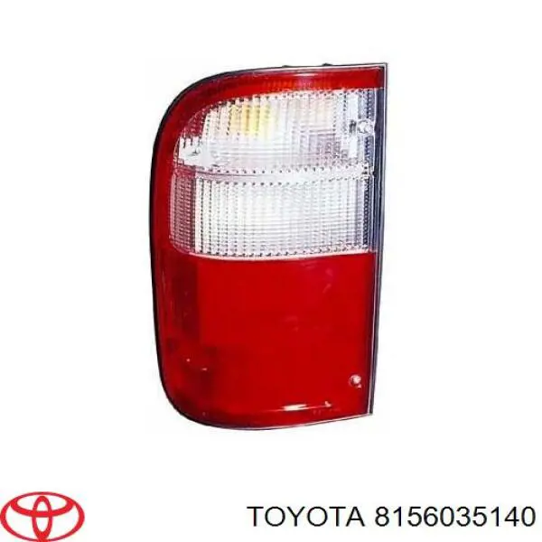 8156035140 Toyota Piloto trasero izquierdo