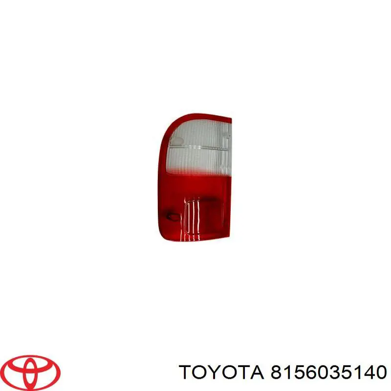 8156035130 Toyota piloto posterior izquierdo