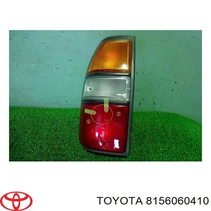 8156060410 Toyota piloto posterior izquierdo