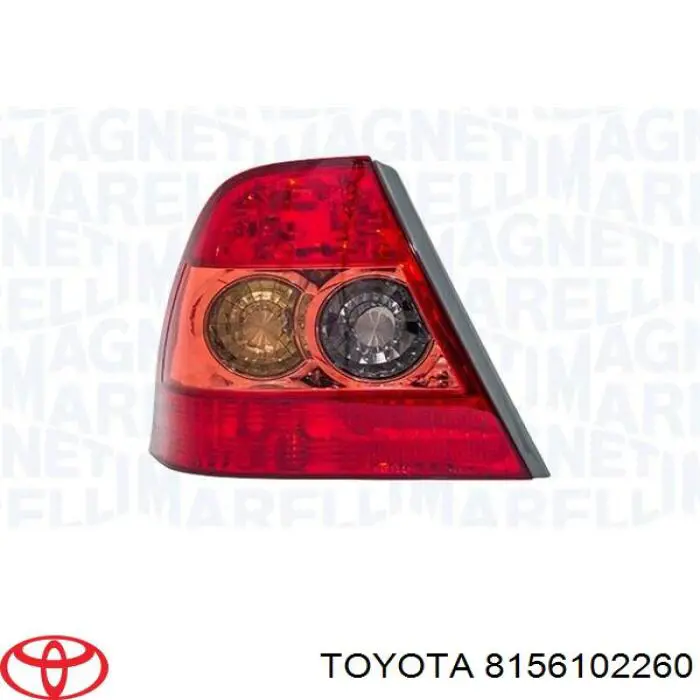 Comprar 8156102260 Toyota Piloto trasero izquierdo