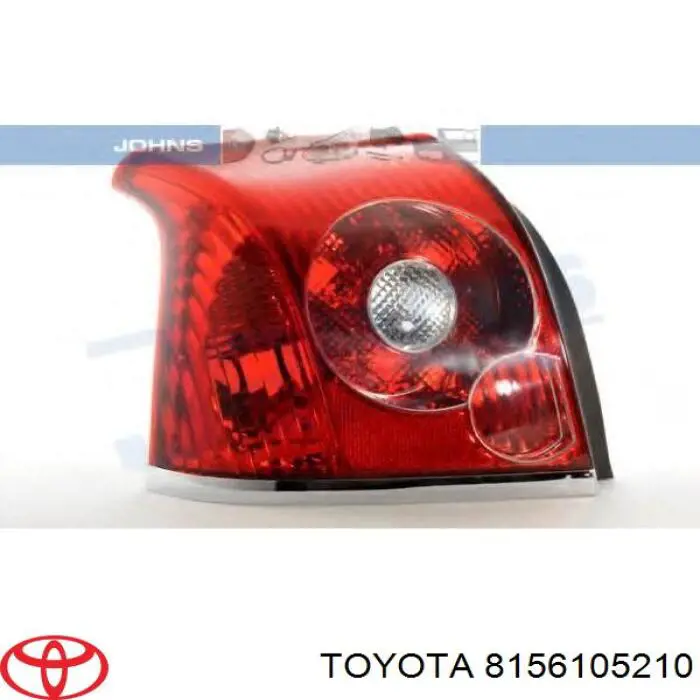 8156105210 Toyota piloto posterior izquierdo