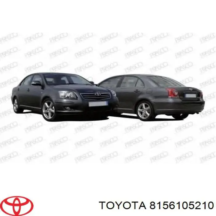Piloto trasero izquierdo Toyota 8156105210 precio, desde 115,81 EUR